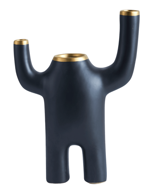 JARRÓN IVES BLACK GRANDE