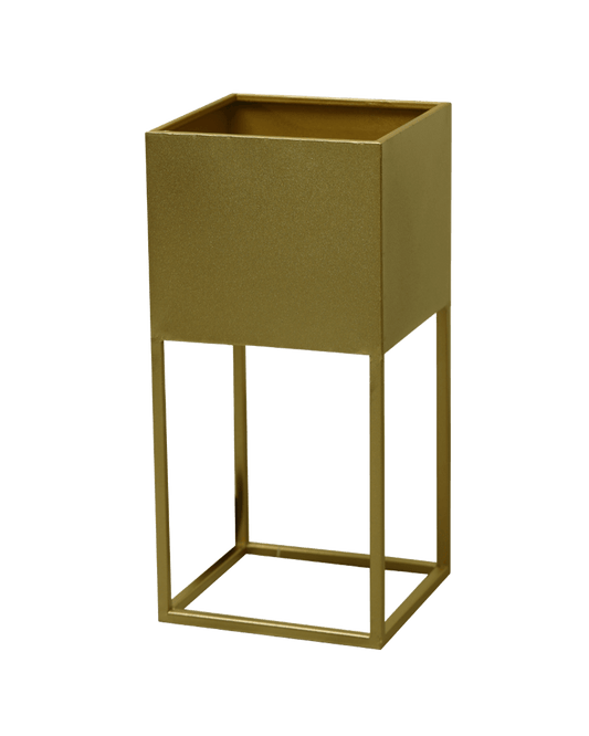 MACETA CADEN DORADA CHICA