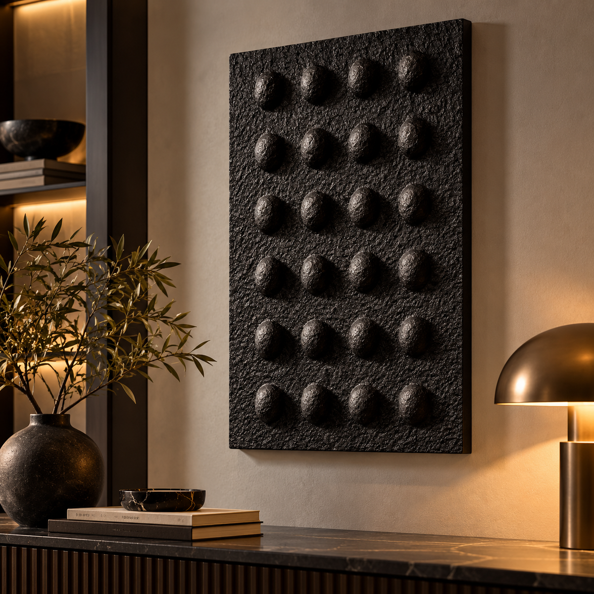 ACCESORIO DE PARED CELINA NEGRO
